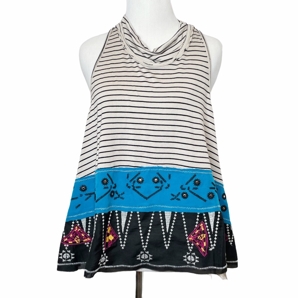 Free People We The Free North South Mock Neck Tank